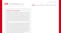 Desktop Screenshot of cfearchitects.com